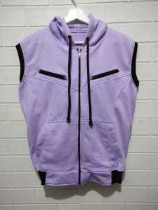 Jaket rompi pria - rompi motor outdoor katun fleece marun - Berkahku shop