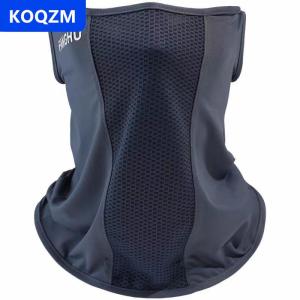 [COD] KOQZM Lưới thoáng khí tai vòng mặt nạ đàn hồi Kem chống nắng chống UV mặt bao gồm mỏng thoáng khí thể thao cổ gaiter cho phụ nữ người đàn ông