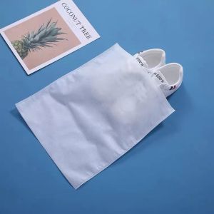 Shoe Bag with Drawcord Reusable Anti-dust shoe protect bag drawstring shoe bag