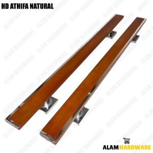 Paket 2 Pasang Gagang Pintu Type ATHIFA 35 Cm 45 Cm Dan 60 Cm Dengan Body Kunci Handle Pintu Rumah
