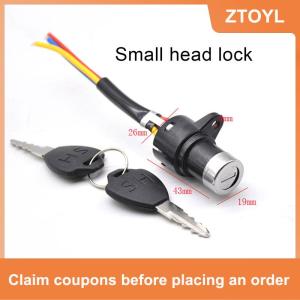 【ZTOYL】 Chìa khóa công tắc đánh lửa khóa nguồn phụ tùng xe đạp điện phổ thông chống bụi tiện dụng dành cho xe scooter điện
