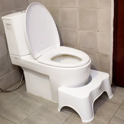 Ghế kê chân ngồi toilet Việt Nhật hỗ trợ đi vệ sinh tránh bị táo bón bệnh tiêu hóa