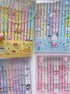 Pen Dakwat✏️ Gel Ink Pen 1PC 0.5mm Adorable Cartoon Ballpoint Students Stationery Writing Office