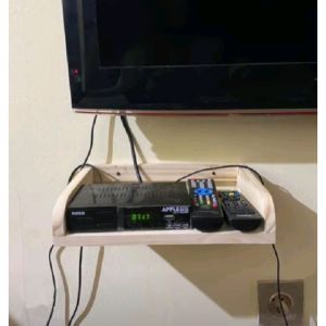 Rak Ambalan Gantung Dinding Wifi Decoder Serbaguna