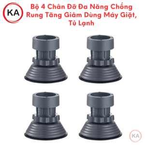 Bộ 4 Chân Đỡ Chống Rung Chân Đỡ Đa Năng Chống Rung Lắc Máy Giặt Chân Đỡ Đa Năng Máy Giặt Tủ Lạnh