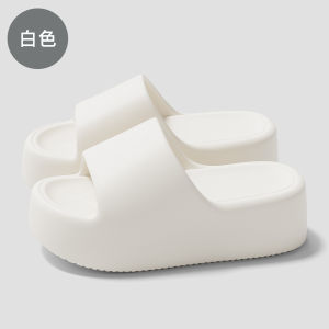 [Free Shipping] Thick-Soled Slippers For Women Suitable For Indoor And Outdoor Use In Summer Made Of Soft EVA Material Perfect For Home Wear And As Beach Sandals
