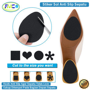 Stiker Sol Anti Slip Sepatu High Heels Outsole Anti Licin Sepatu Hak Tinggi Outsole Pad Rubber Karet Bantalan Alas Anti Licin Multifungsi 1 Pasang Kiri Dan Kanan Tinggal Tempel Murah