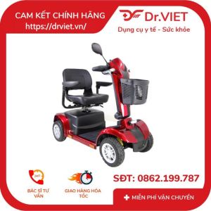 XE LĂN ĐIỆN POWER(M4P) cao cấp - chính hãng EUROCARE - Công nghệ Châu Âu - Tốc độ 10 km/h - dành cho người già và người bị thương