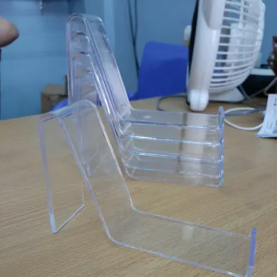 Mika Display Tempat (Rak) Sepatu Akrilik / Rack / Stand Shoes Acrylic 6pcs