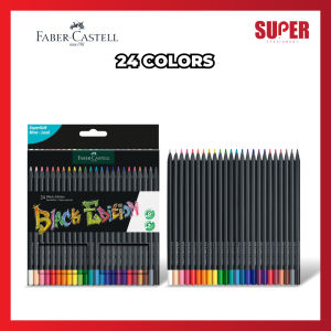 [Super Stationery] Faber Castell Black Edition Color Pencil Free 1pc A4 Mounting Board Color pencil on black paper