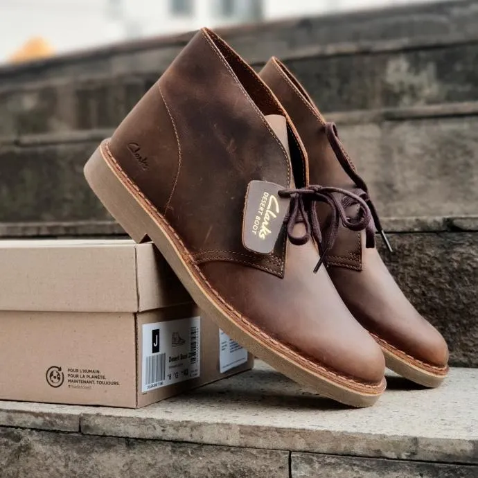 Chestnut Leather Clarks Desert Boot Sepatu Clarks Desert Boot - Main Image