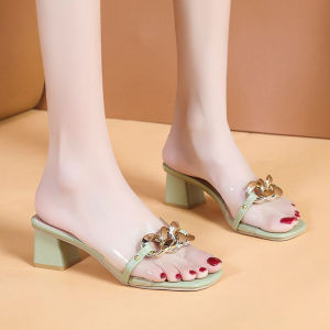 Sandal Pesta Wanita Hak Ulir Gold Dengan Tapak Tahu / Sandal Heels Wanita Tapak Tahu