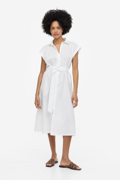 H M Belted shirt dress Lazada PH