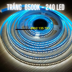 Cuộn LED dây dán 12V / 5m - 240 LED màu Trắng - Vàng - Trung tính