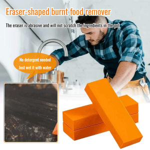 [Stainless Steel Rust Cleaning Eraser] Limescale & Stain Removal Tool for Faucets Water Taps and Gas Stoves 5pcs Set for Easy Cleaning