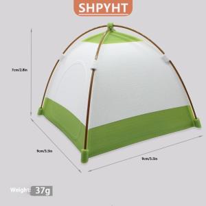 [COD] SHPYHT SPORTS 1 Piece Mini Doll Travel Camping Decoration Toys 1:12 Dollhouse Simulation Tent Model Micro Scene Construction Photo Props