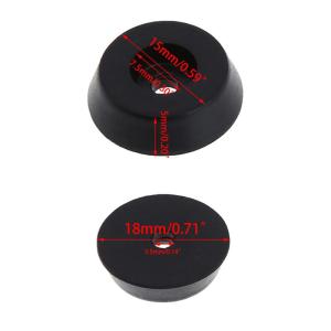 Anti-skid Furniture Legs Feet Conical Rubber Shock Foot Pads for Cabinet Bed Table Chair Legs Protector Furniture Parts