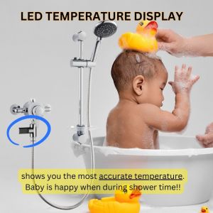 Home LED Display Water Temperature Display Detector Monitor for Bathroom Baby Bath Care Malaysia Ready Stock
