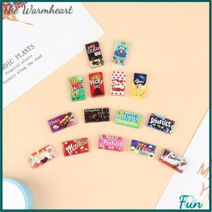 【The Warmheart】 10pcs/lot Dollhouse Miniature Supermarket Food Resin Snacks Kitchen Decor Toys