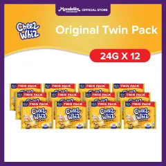 Cheez Whiz Twin Pack - Pimiento Cheese Spread 24g with Vitamin A