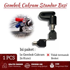 Gembok Piringan Cakram Sepeda Motor Anti Maling Gembok Cakram Original Honda Kunci Disk Break Lock