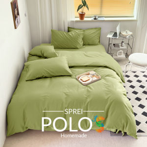 SPREI POLOS TANPA EMBOS MURAH 2 BANTAL 2 GULING