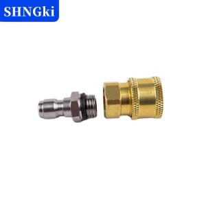 [COD] 🔥🔥🔥SHNGki Bộ chuyển đổi đầu nối vòng đệm cao áp 1 4  đầu nối nhanh M14 x 1.5 ren cái