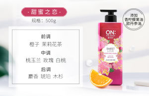 LZD  South Korea LGONTHEBODY ON THE BODY Perfume Shower Gel Lotion for Women Moisture Replenishment Lasting 500ml Authentic