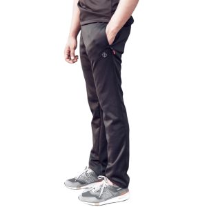 Celana Training Casual Jogger Panjang Pria Full Scuba Hitam Slimfit Olahraga