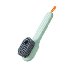 Cleaning Brush Multifunctional Liquid Shoe Brush Long Handle Soft Bristled Shoe Brush Clothes Brush with Soap Dispenser