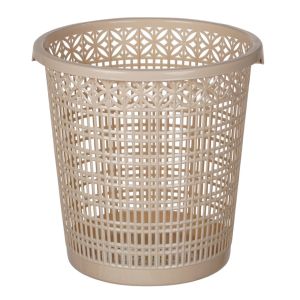 Sọt rác tròn nhựa VIỆT NHẬT - Có quai không quai họa tiết đồng tiền văn phòng hàng quán - 5147