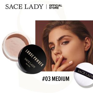 SACE LADY Matte Finish Face Powder Oil-Control Long-lasting 3 Colors Loose Setting Powder SL227