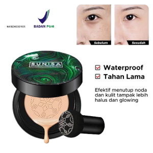 PROMO 1 PCS SUNISA Foundation Korea Sunisa Cushion Anti Air dan Tahan Lama BPOM