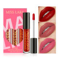 Miss Lara 3 PCS Lip Set Matte Liquid Soft VE Moisturizing Lipstick Long Lasting Lipgloss Smooth Lightweight NON-STICK CUP Lip Makeup. 