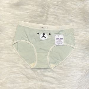 Quần Lót Nữ Cotton Họa Tiết Gấu Đáng Yêu - Size M/XL