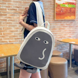 AE Large-capacity personalized trendy and quirky school backpack for elementary students creative and fashionable backpack for middle and high school students and college students casual bag