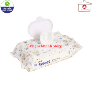 Khăn Uớt Co.op Select Không Mùi 100 Miếng