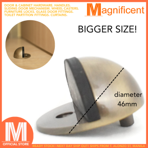 Oval Dome Floor Mounted Door Holder Catch Stopper