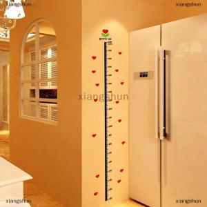 [COD] xiangshun Trái tim tường Sticker bé tăng trưởng biểu đồ dưới biển động vật chiều cao đo decal