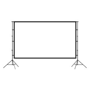 Projector Screen with Stand 100/120in Portable Projection Screen 16:9 4K HD Rear Front Projections Movies Screen with Carry Bag