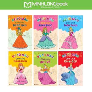 Sách: ComBo Bé Tô Màu Công Chúa (Túi 6 Cuốn)
