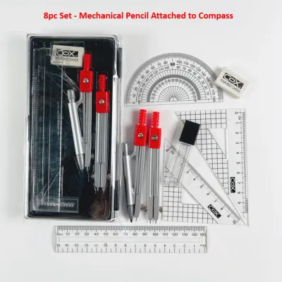 [SG Stock] Cox Mathematic Set | Maths Set | Math Set | Geometry Set | compass set squares protractor ruler mechanical pencil and eraser