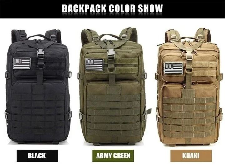 Camel%20Tactical%20Men's%20Backpack%20Travel%20Bag%20Outdoor%20Survival%203P%20Assault%20Bag%20EDC%20Molle%20Hiking%20Bag%20Hunting%20Bag%2030L%2045L%20-%20Image%209