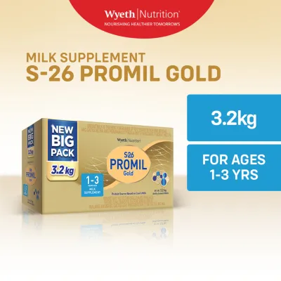 S-26 PROMIL GOLD Three Milk Supplement Powder for Children 1-3 Years Old 3.2kg