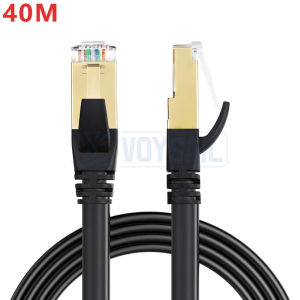 10M-100M Outdoor Ethernet Lan Cable RJ45 CAT6 High Speed Round Network Cable With Gold Plated RJ45 Connector