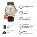 Đồng hồ đeo tay nam dây da Orient Automatic Bambino 38mm RA-RA-AC0M01S30B đường kính mặt 38mm, chống nước 30m,  lên cót tay trữ cót 40 tiếng Tiktakus ( RA-AC0M01S10B ). 