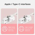 Capsule Mini Power Bank 2 in 1 fast charging power bank 5000mAh/20000mAh Built-in Cable Type C/iPhone Small Portable. 