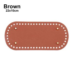 DOHOHO Hình bầu dục  Đáy làm bằng tay   Tự làm   Có 52 lỗ   da PU   cho túi dệt   Đáy túi dài   Phụ kiện túi