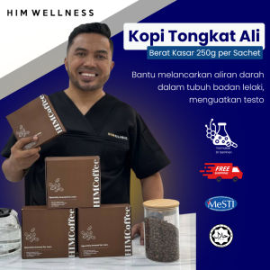 HIMWELLNESS DR SAMHAN HIMCOFFEE 3 es Set Halal Men’s Energy Health Coffee Tongkat Ali Ready Stock MY