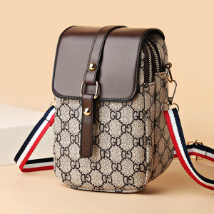Tas Selempang Bahu Wanita Sling Bag Kulit PU Pocket HP Mini Fashion Cewek Korea Import BISA COD T271